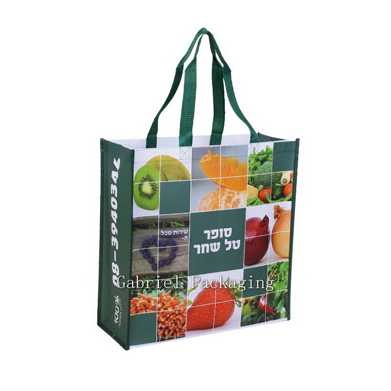 Custom non woven bag for fruit shopping