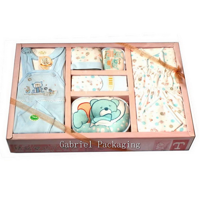 Luxury Corrugated Paper Box for Baby Apparel Set